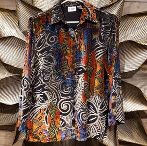 Chico's,  Burnout Shirt,  Jacket,  Size 0